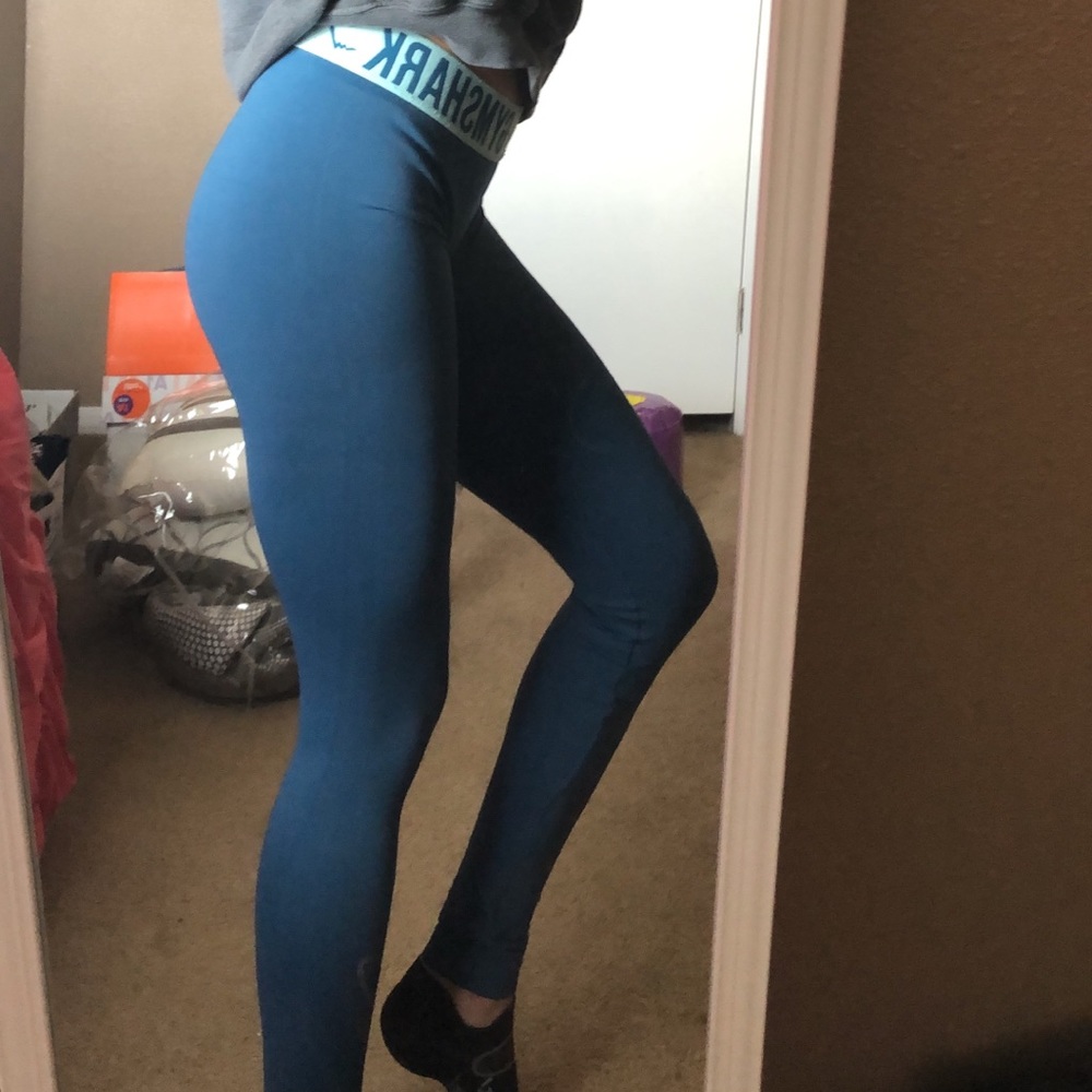 Blue gymshark leggings